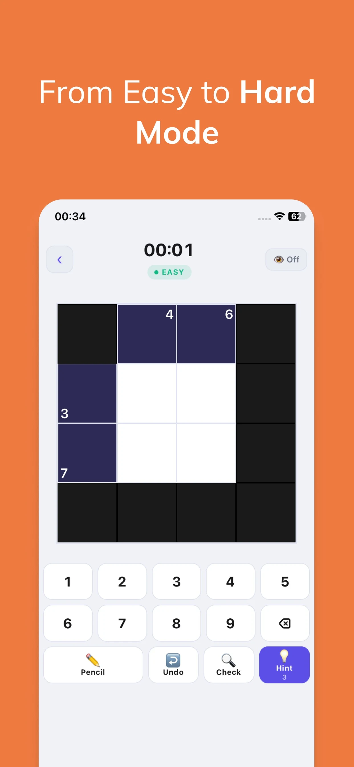 Kakuro Pro screenshot